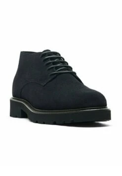 Massimo Dutti Safari- Lace-Up Ankle Boots - Blue/Black Denim -Massimo Dutti Shop 8e249886f12449e4a8b5bfb737671150
