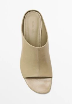 Massimo Dutti Heeled Mules - Light Brown -Massimo Dutti Shop 8e3eacf5091e4c6eb05eee1c3aea5918
