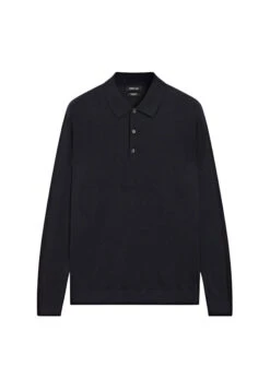 Massimo Dutti MERINO POLO COLLAR LONG SLEEVE - Long Sleeved Top - Black -Massimo Dutti Shop 8e871befb0a04399b84f522a8eaff611 1