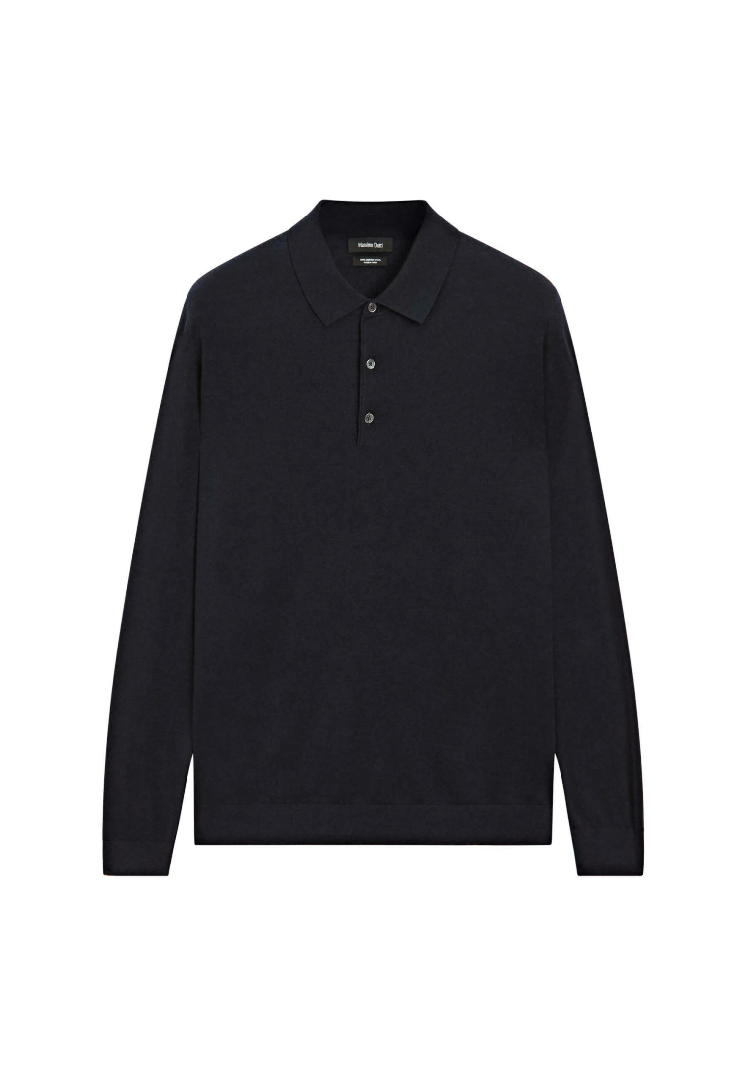 Massimo Dutti MERINO POLO COLLAR LONG SLEEVE - Long Sleeved Top - Bordeaux 13 Massimo Dutti MERINO POLO COLLAR LONG SLEEVE - Long Sleeved Top - Bordeaux - Image 11