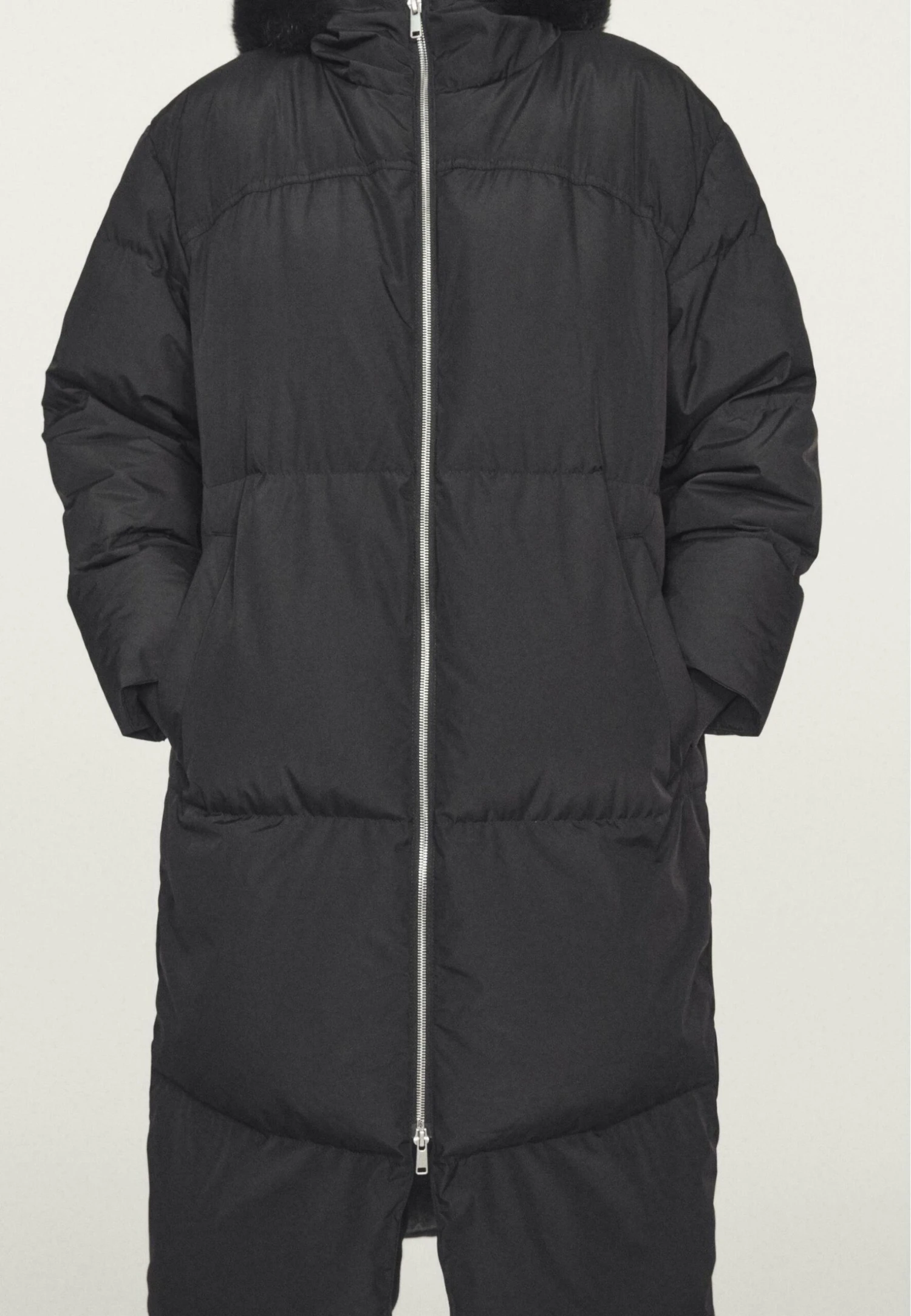 Massimo Dutti WATER-REPELLENT PUFFER - Down Coat - Black 8 Massimo Dutti WATER-REPELLENT PUFFER - Down Coat - Black - Image 6