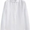 Massimo Dutti Regular Fit Textured Oxford - Formal Shirt - White -Massimo Dutti Shop 8ea14fd67d0e46b29e142f107ef2bd56