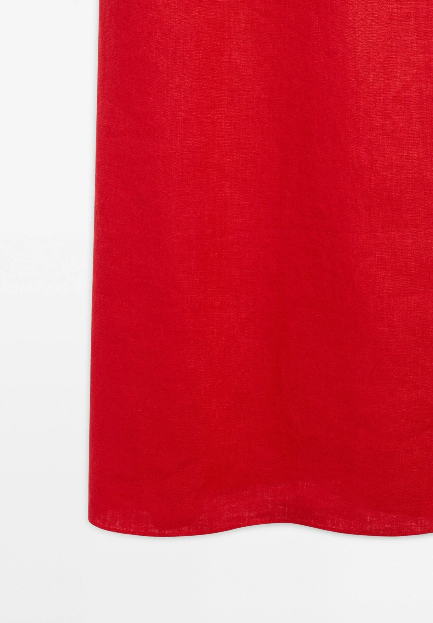 Massimo Dutti ROUND NECK MIDI - Day Dress - Red 11 Massimo Dutti ROUND NECK MIDI - Day Dress - Red - Image 9