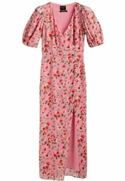 Massimo Dutti Studio - Floral Print With Puff Sleeves - Maxi Dress - Pink -Massimo Dutti Shop 8f1ed98e1758433d9771eb1f3270b2f0