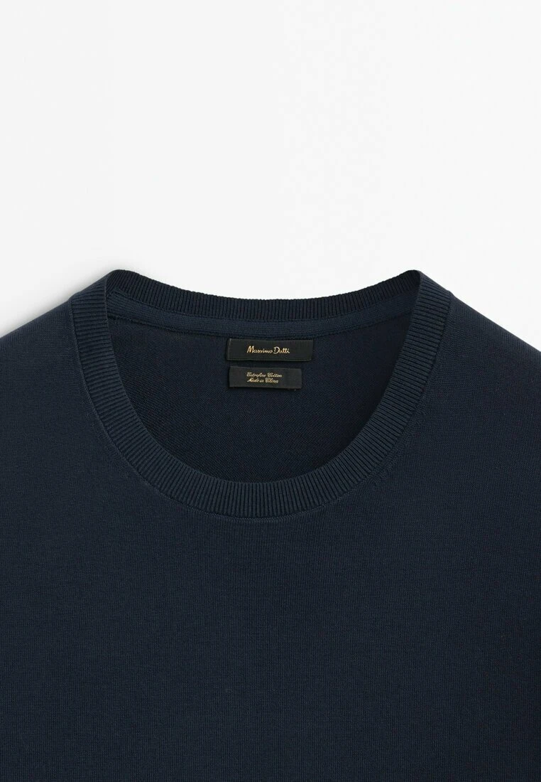 Massimo Dutti Crew Neck - Jumper - Blue 9 Massimo Dutti Crew Neck - Jumper - Blue - Image 7
