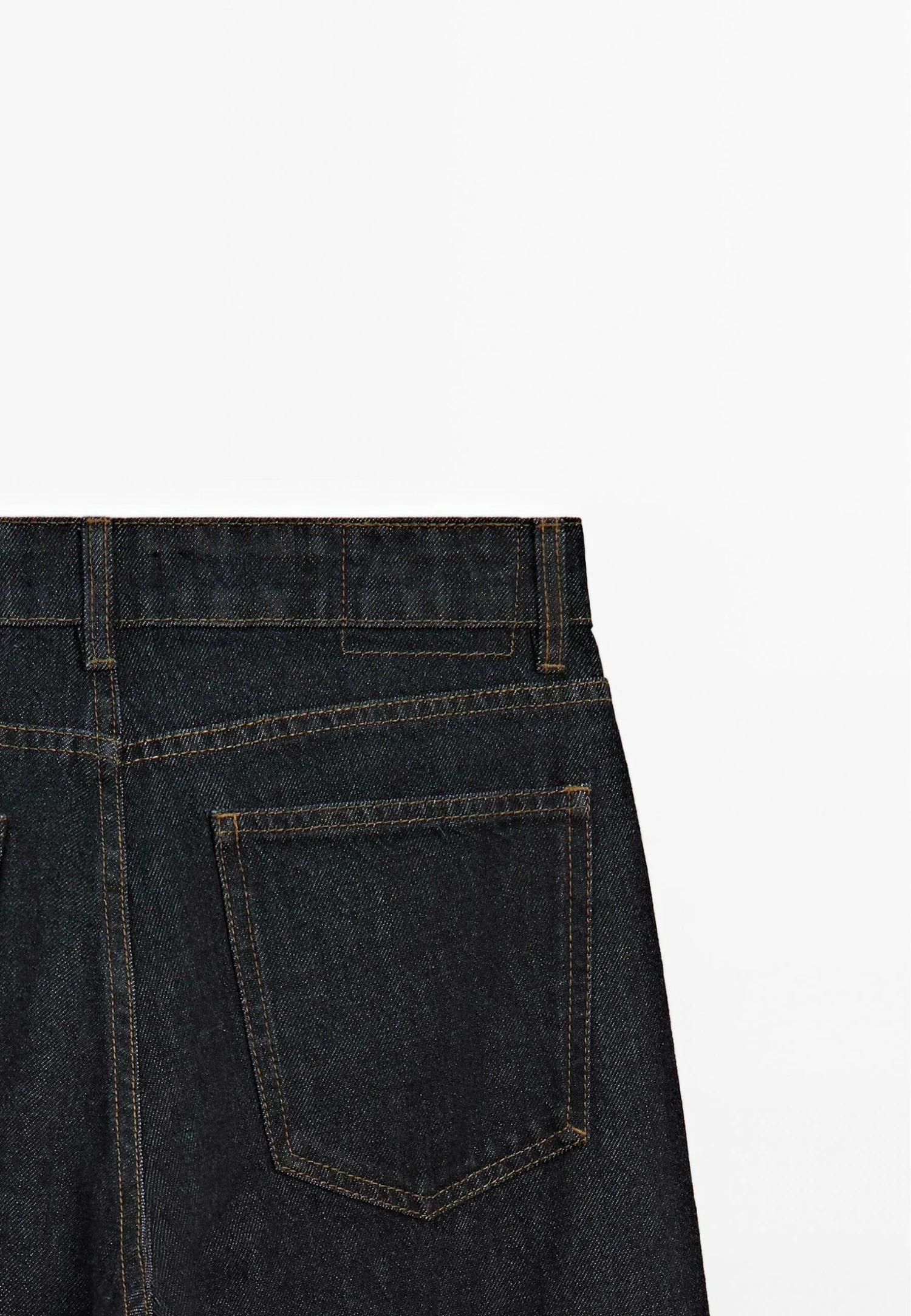 Massimo Dutti MID-RISE - Wide Leg - Dark Blue 10 Massimo Dutti MID-RISE - Wide Leg - Dark Blue - Image 8