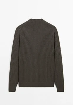Massimo Dutti CABLE-KNIT CREW NECK - Jumper - Mottled Green 20 Massimo Dutti CABLE-KNIT CREW NECK - Jumper - Mottled Green -Massimo Dutti Shop 8fcfa71361954e18ba6ce0166424e945