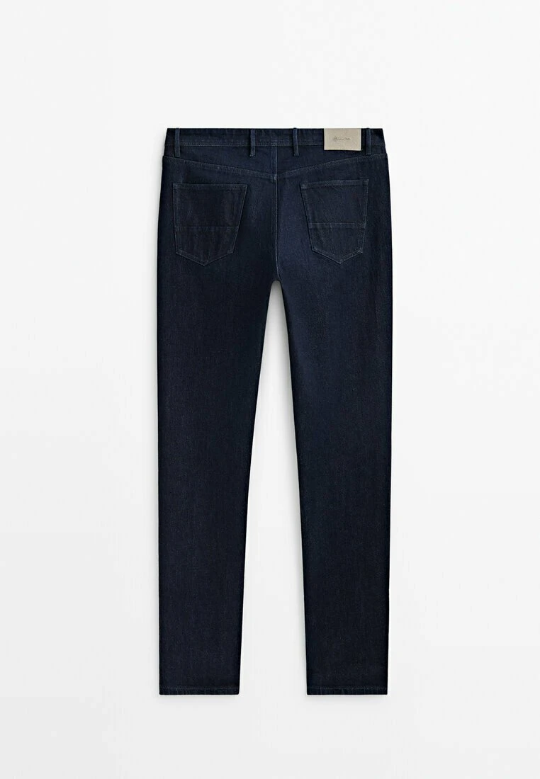 Massimo Dutti Rinse Wash Co-Ordinated - Jeans Tapered Fit - Blue 9 Massimo Dutti Rinse Wash Co-Ordinated - Jeans Tapered Fit - Blue - Image 7