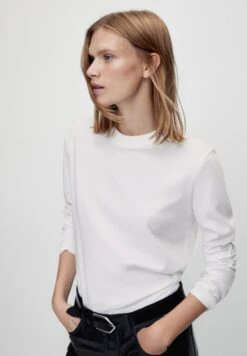 Massimo Dutti Long Sleeved Top - Beige