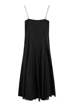 Massimo Dutti FLOWING MIDI WITH GODET DETAIL - Cocktail Dress / Party Dress - Black -Massimo Dutti Shop 8ff77f2899d54f61a5362a4c92267810
