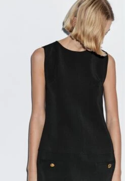 Massimo Dutti SHORT SLEEVELESS ROUND NECK - Day Dress - Black 13 Massimo Dutti SHORT SLEEVELESS ROUND NECK - Day Dress - Black -Massimo Dutti Shop 903f9c4085774150b6133b5ae5208171