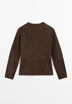 Massimo Dutti SHORT - Blouse - Dark Brown -Massimo Dutti Shop 9087548292fa43328ec81b4eee6be774