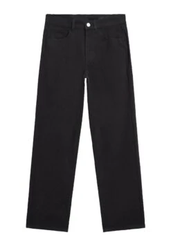 Massimo Dutti MID-WAIST STRAIGHT-LEG - Trousers - Dark Blue -Massimo Dutti Shop 9099775e406b4d32b06a861e2ae3c421