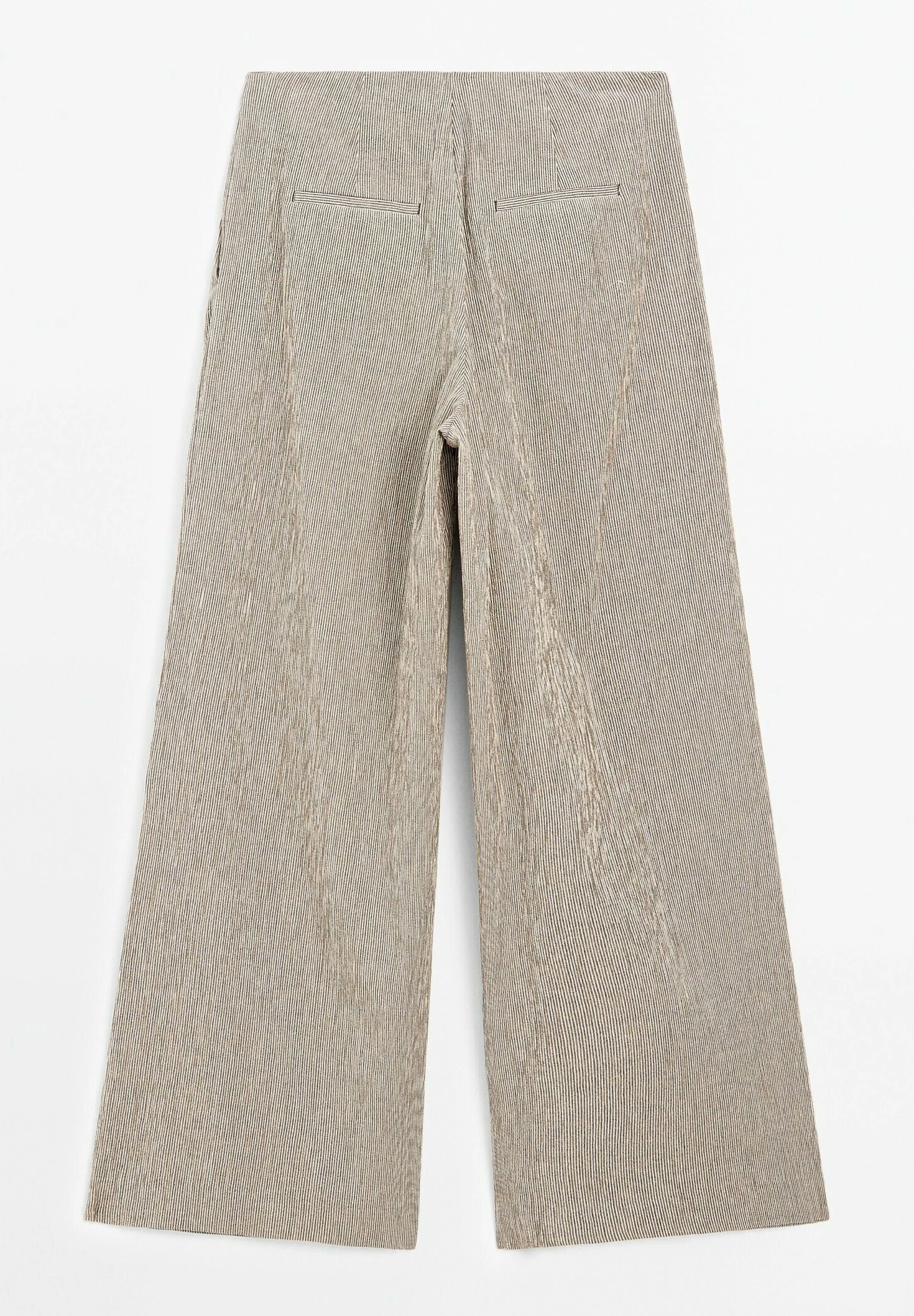 Massimo Dutti TEXTURED MULTI-STRIPE - Trousers - Grey 8 Massimo Dutti TEXTURED MULTI-STRIPE - Trousers - Grey - Image 6