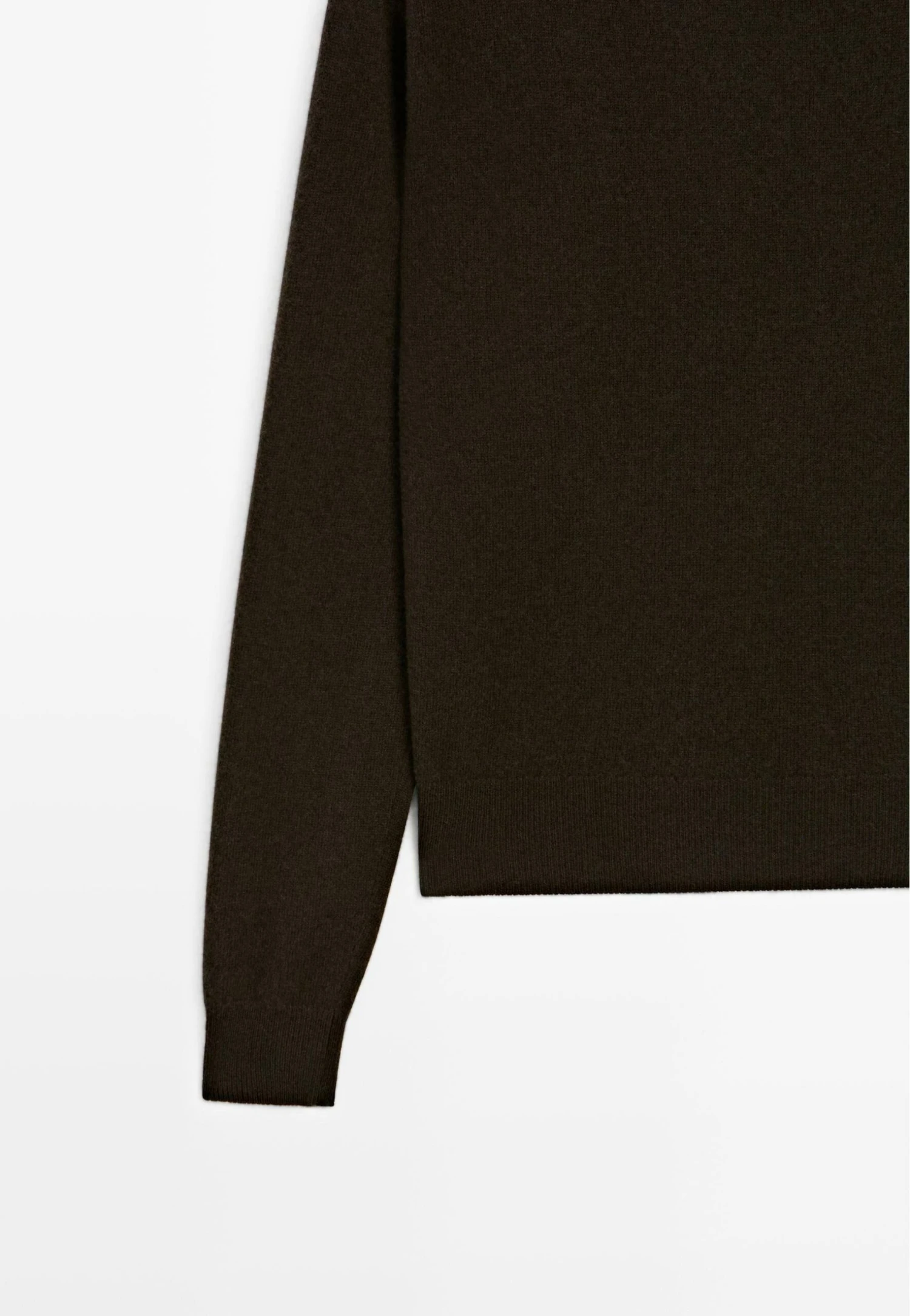 Massimo Dutti CREW NECK SWEATER - Jumper - Mottled Dark Brown 11 Massimo Dutti CREW NECK SWEATER - Jumper - Mottled Dark Brown - Image 9