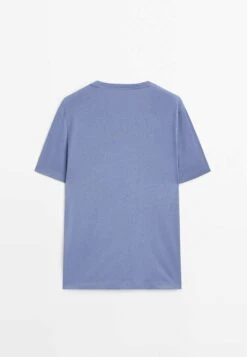 Massimo Dutti Short Sleeve - Basic T-Shirt - Dark Blue 16 Massimo Dutti Short Sleeve - Basic T-Shirt - Dark Blue -Massimo Dutti Shop 9189186f9fda404ca79bcd6393f351f0