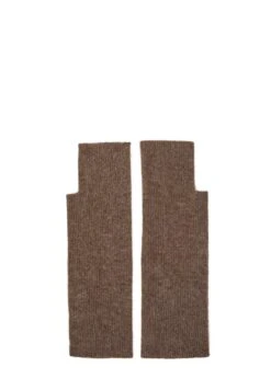 Massimo Dutti Fingerless Gloves - Sand