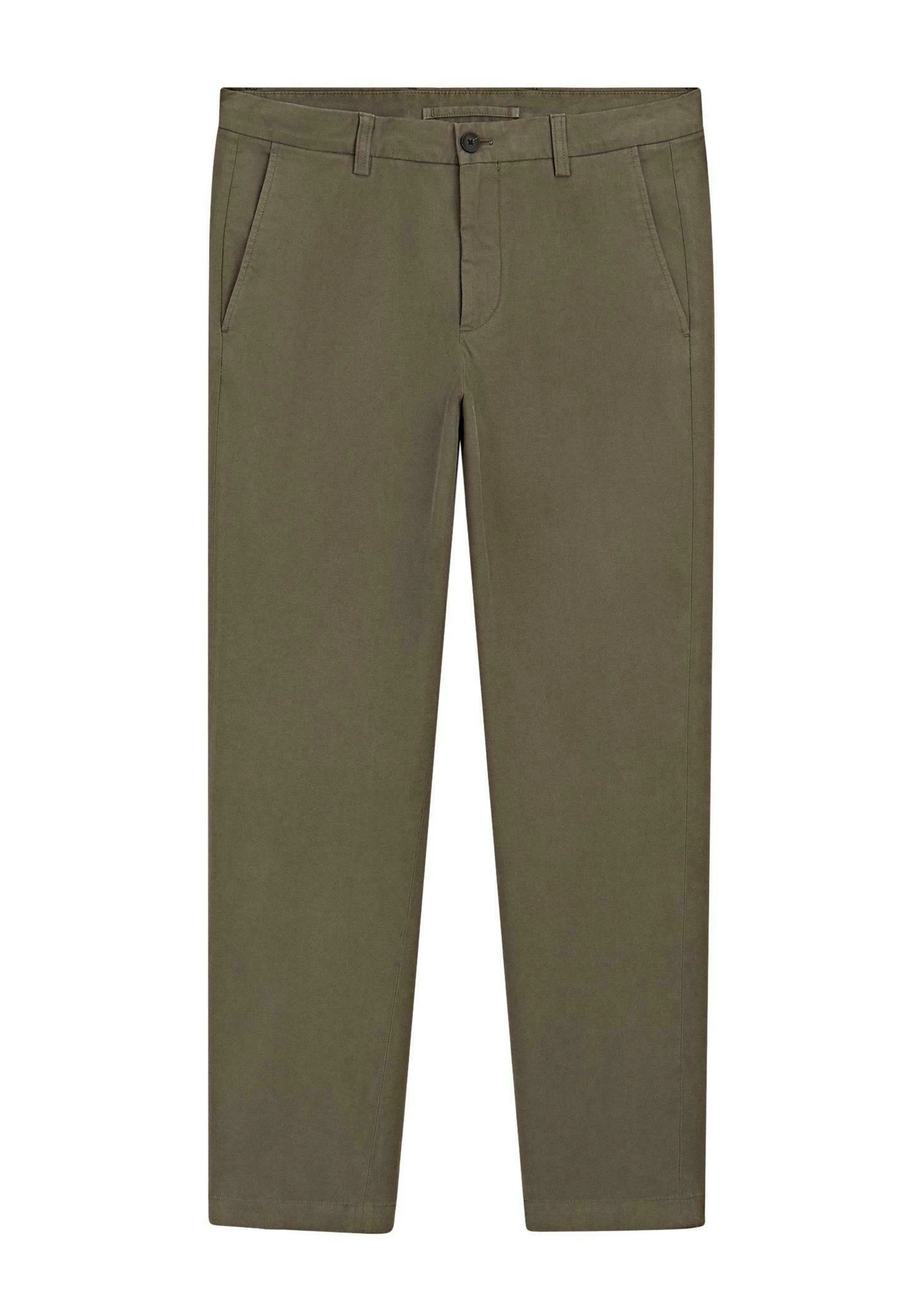 Massimo Dutti SLIM FIT TEXTURED - Trousers - KHAKI 7 Massimo Dutti SLIM FIT TEXTURED - Trousers - KHAKI - Image 5