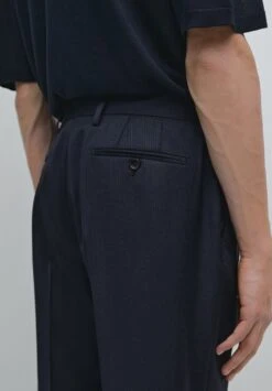 Massimo Dutti PINSTRIPE SUIT - Chinos - Dark Blue -Massimo Dutti Shop 924d41b224a54cc7b806bc6efcebf3a1