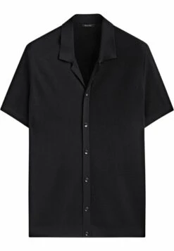 Massimo Dutti Textured With Buttons - Cardigan - Black -Massimo Dutti Shop 926016078560489b8f684dddd9a8dc5e