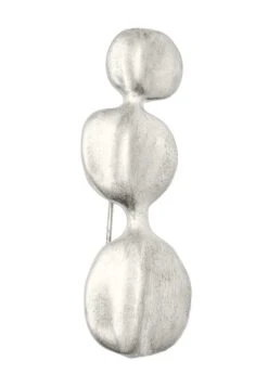 Massimo Dutti LEAF - Brooch - Silver-coloured