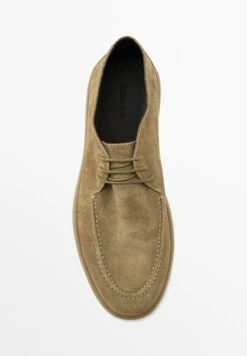 Massimo Dutti SPLIT - Lace-up Ankle Boots - Beige -Massimo Dutti Shop 92c208b334a848cbb86d77093a44e234