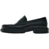 Massimo Dutti Loafers - Slip-Ons - Black