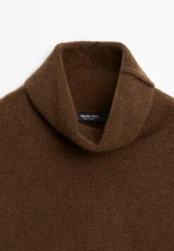 Massimo Dutti TURTLENECK - Jumper - Dark Brown -Massimo Dutti Shop 92f2ec0fe6684ac2bcb5881b2854b205
