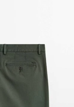 Massimo Dutti Slim-Fit Textured Ottoman- Chinos - Khaki -Massimo Dutti Shop 92f5a3868f834700ab698dcef7772556