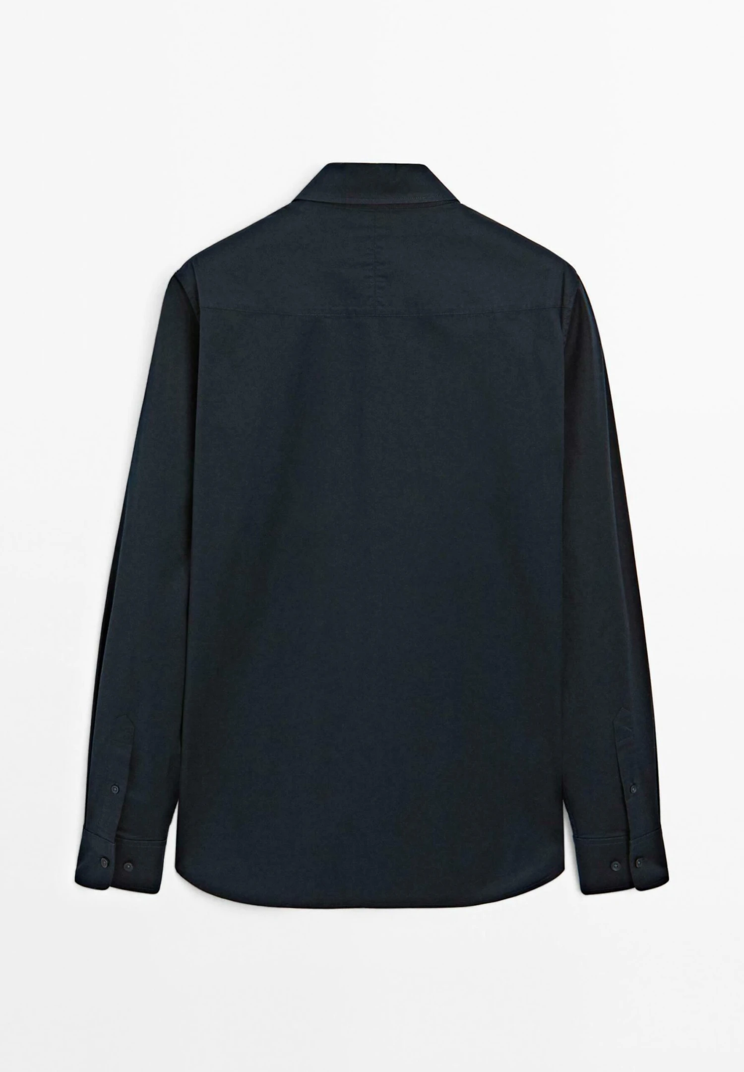 Massimo Dutti STRETCH COMFORT LONG SLEEVE - Shirt - Dark Blue 8 Massimo Dutti STRETCH COMFORT LONG SLEEVE - Shirt - Dark Blue - Image 6