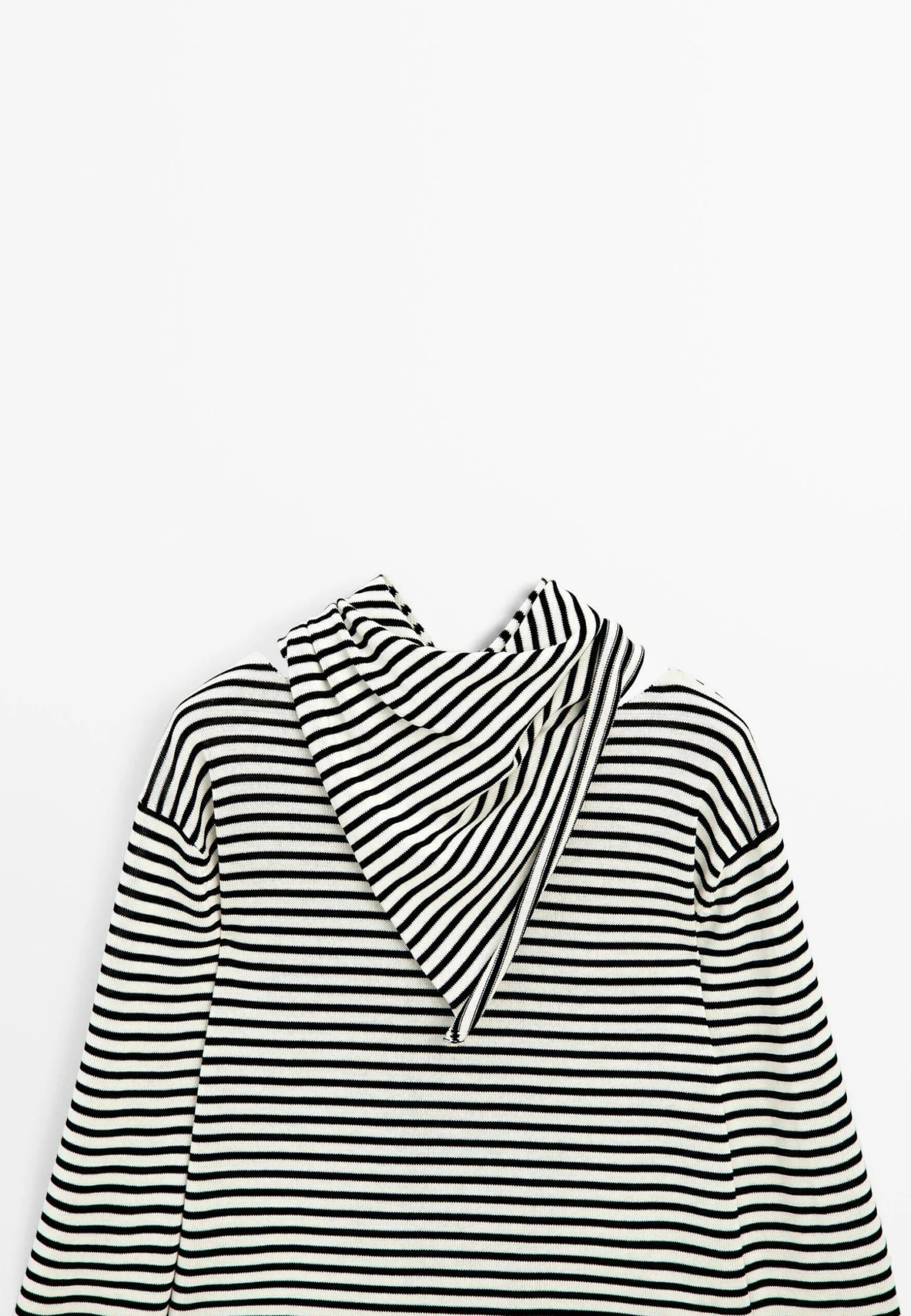 Massimo Dutti STRIPED WITH REMOVABLE BANDANA - Jumper - Beige 9 Massimo Dutti STRIPED WITH REMOVABLE BANDANA - Jumper - Beige - Image 7