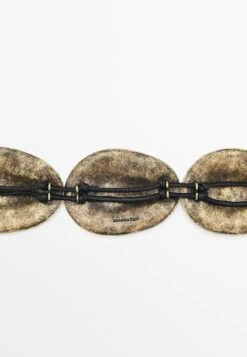 Massimo Dutti ALMOND - Waist Belt - Gold-coloured -Massimo Dutti Shop 92fed61d62334b08a90b1b42732a9551