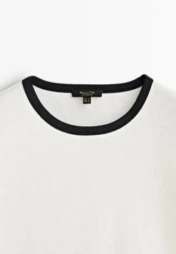 Massimo Dutti Short Sleeve Contrast - Print T-Shirt -Massimo Dutti Shop 93331a7267584539acb1b20063113a8a
