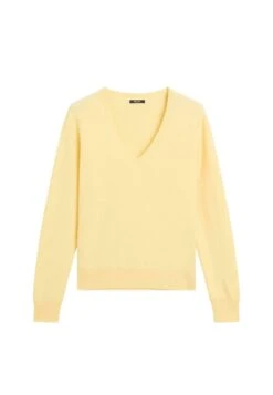 Massimo Dutti V-NECK LONG SLEEVE - Jumper - Yellow -Massimo Dutti Shop 935711df475a426d82e7f905bc4c5601