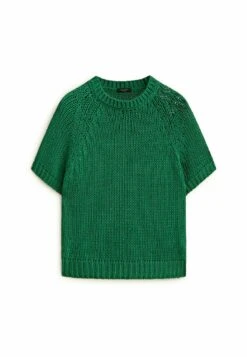 Massimo Dutti Short Sleeve - Basic T-Shirt - Green -Massimo Dutti Shop 9365e107981940be97762a57c562223c