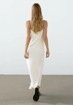 Massimo Dutti STRAPPY CAMISOLE MIDI - Day Dress - White -Massimo Dutti Shop 93673cfcbb1b4ddc9e75635c76a0f9f5