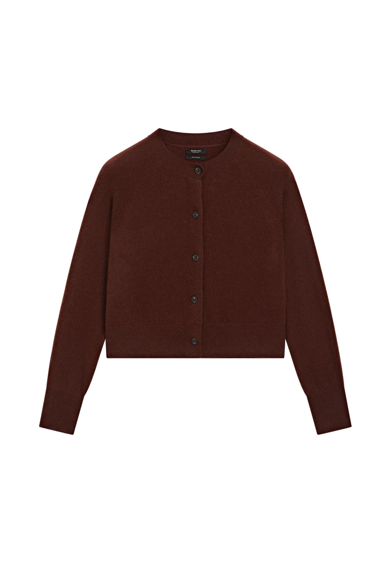 Massimo Dutti BUTTONED LONG SLEEVE WITH CREW NECK - Cardigan - Bordeaux 9 Massimo Dutti BUTTONED LONG SLEEVE WITH CREW NECK - Cardigan - Bordeaux - Image 7