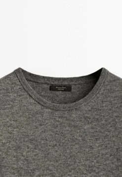Massimo Dutti Crew Neck Blend - Sweatshirt - Dark Grey -Massimo Dutti Shop 946a1d7c6c5743d09eee0ca0a03fb717