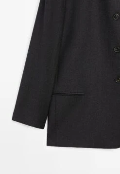 Massimo Dutti CONTRAST COLLAR - Short Coat - Dark Grey 24 Massimo Dutti CONTRAST COLLAR - Short Coat - Dark Grey -Massimo Dutti Shop 94dad97b62184e9bbf34e90de88b5b09