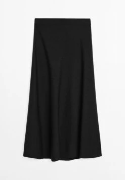 Massimo Dutti LONG FLARED - A-line Skirt - Black -Massimo Dutti Shop 94fc3a6e27104c30883cdf7ff29199cf