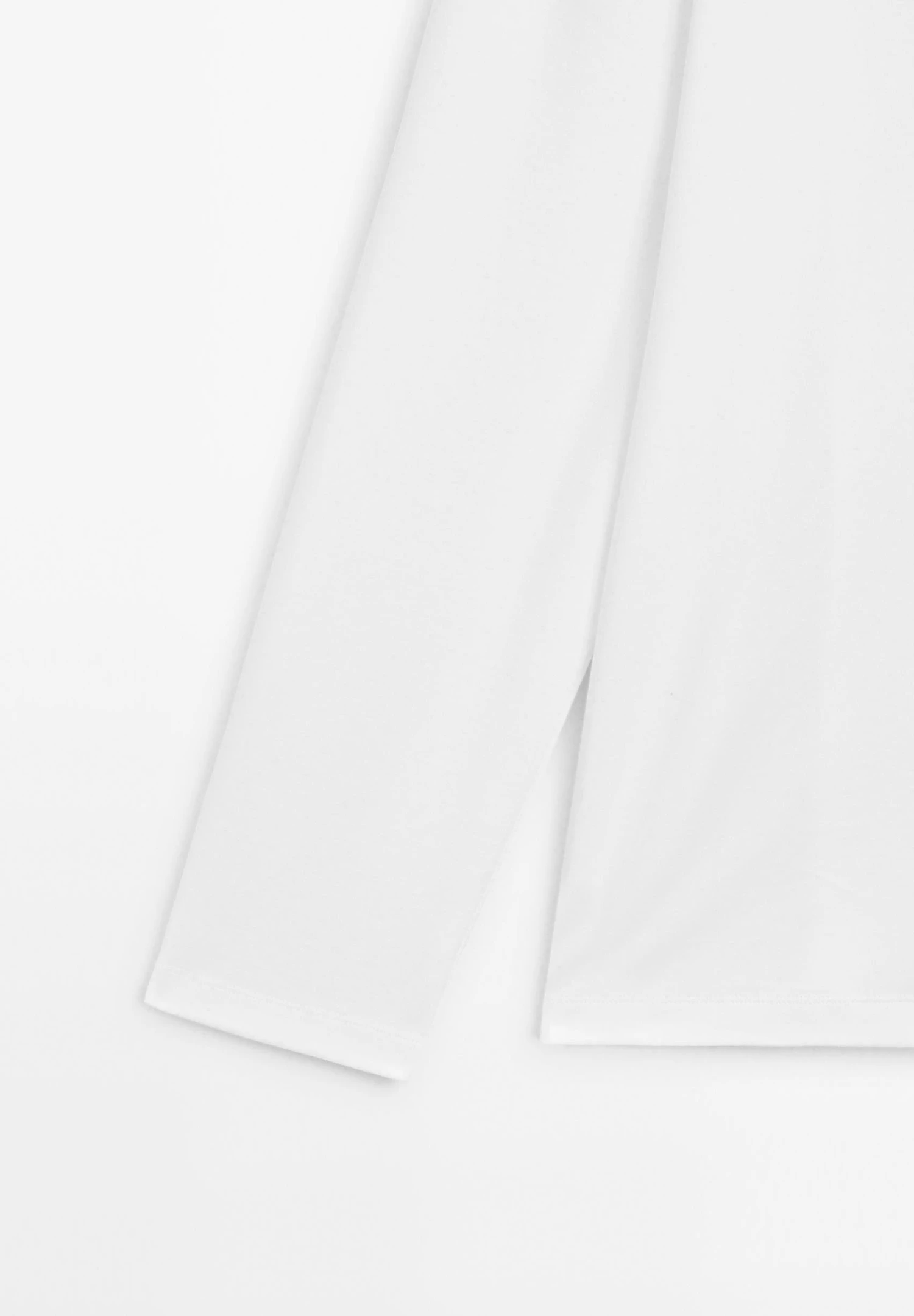 Massimo Dutti LONG SLEEVE MEDIUM WEIGHT - Long Sleeved Top - White 9 Massimo Dutti LONG SLEEVE MEDIUM WEIGHT - Long Sleeved Top - White - Image 7