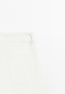 Massimo Dutti HIGH-WAIST BARREL FIT - Wide Leg - White -Massimo Dutti Shop 95e91d408e96449ca60e81d3d85d8f13