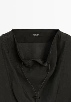 Massimo Dutti GARMENT WITH DRAWSTRING DETAIL - Blouse - Grey 20 Massimo Dutti GARMENT WITH DRAWSTRING DETAIL - Blouse - Grey -Massimo Dutti Shop 960ebd9f94134bda961a17b90141b481