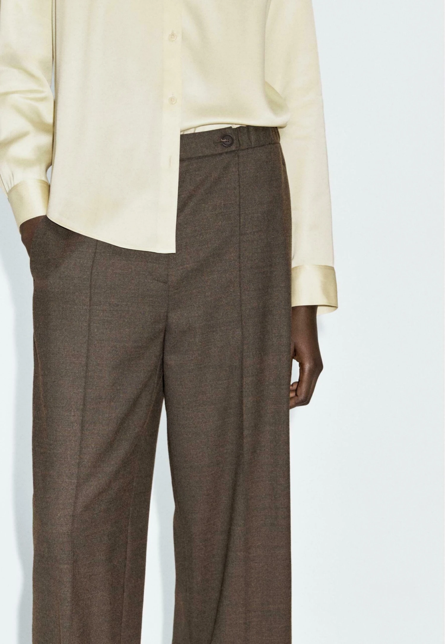Massimo Dutti Trousers - Sand 4 Massimo Dutti Trousers - Sand - Image 2