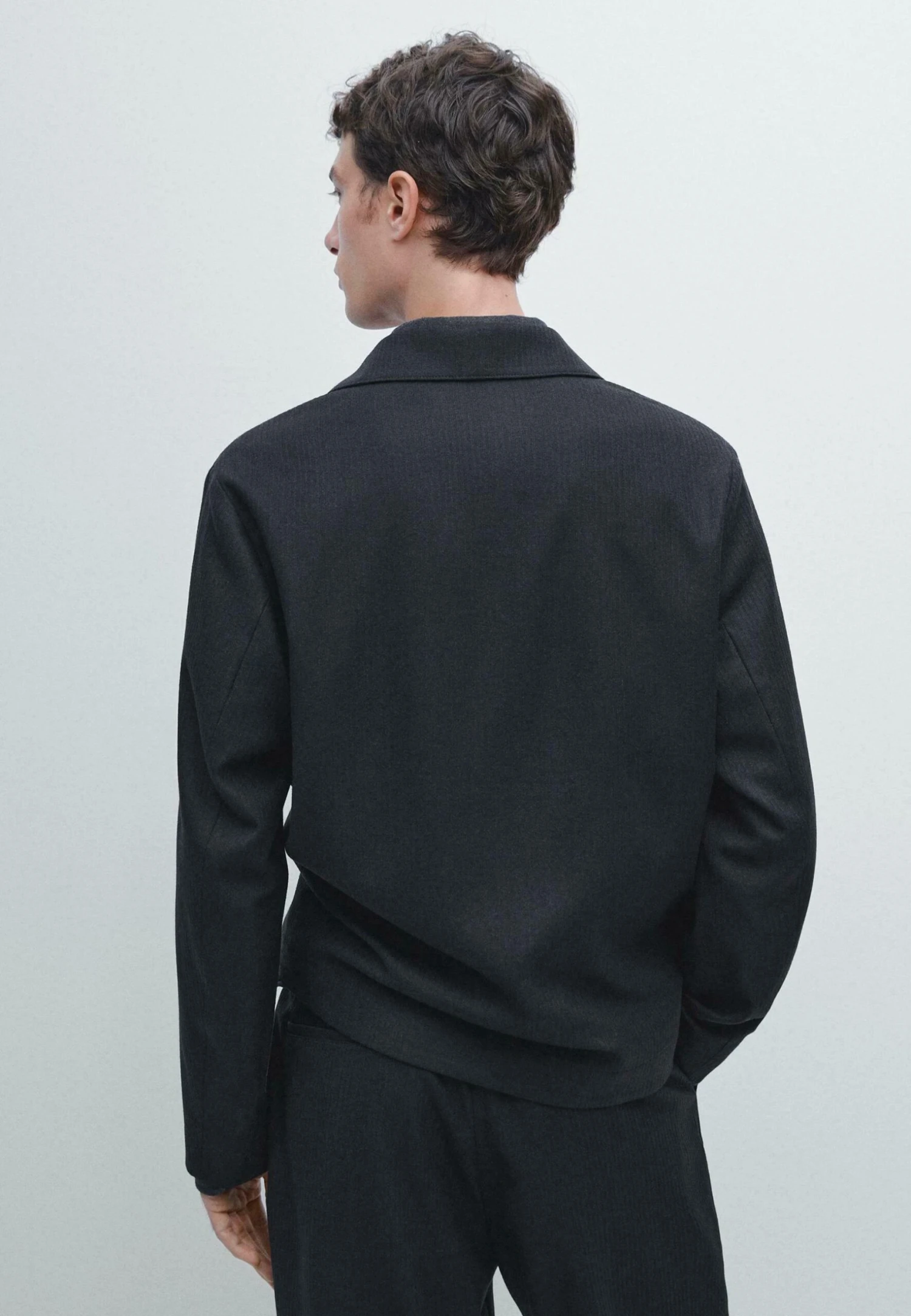 Massimo Dutti Summer Jacket - Dark Blue 5 Massimo Dutti Summer Jacket - Dark Blue - Image 3