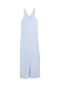 Massimo Dutti LONG FLOWING WITH BACK DETAIL - Maxi Dress - Light Blue -Massimo Dutti Shop 965786dcbbc4452eacc3d225aa98fc82