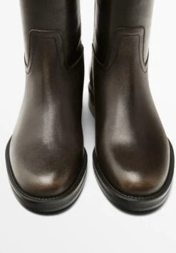 Massimo Dutti RIDING - Boots - Dark Brown -Massimo Dutti Shop 9673bf852d5846ccad574ce405464400