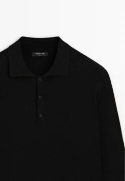 Massimo Dutti LONG SLEEVE POLO COLLAR - Jumper - Black 18 Massimo Dutti LONG SLEEVE POLO COLLAR - Jumper - Black -Massimo Dutti Shop 968139f282444d39bbe35638934b8ec8