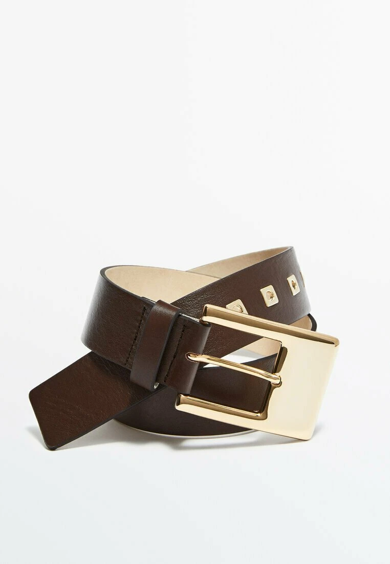 Massimo Dutti Studio With Eyelets - Belt - Brown 6 Massimo Dutti Studio With Eyelets - Belt - Brown - Image 4