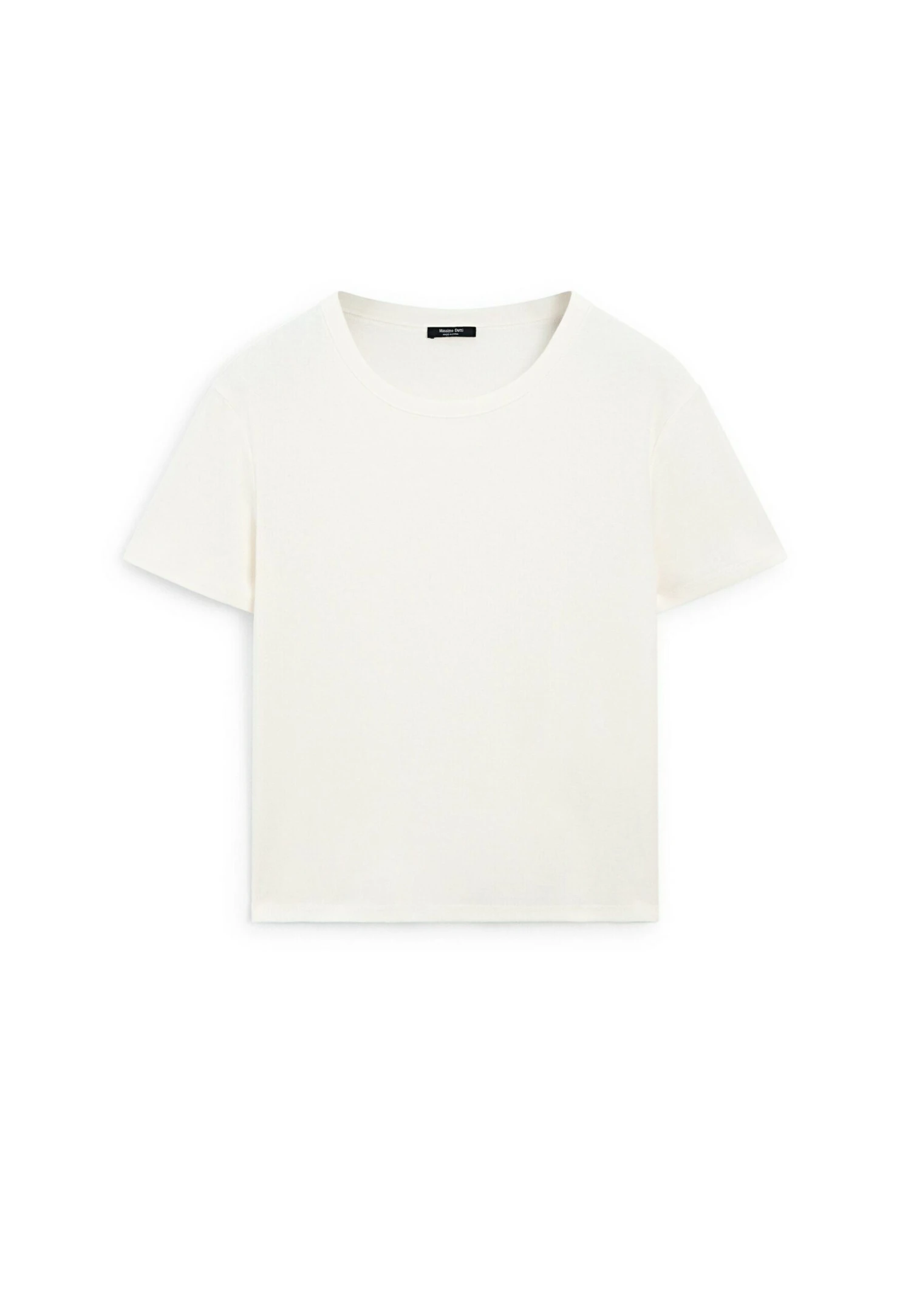 Massimo Dutti REGULAR FIT WITH COLLAR DETAIL - Basic T-shirt - Beige 7 Massimo Dutti REGULAR FIT WITH COLLAR DETAIL - Basic T-shirt - Beige - Image 5